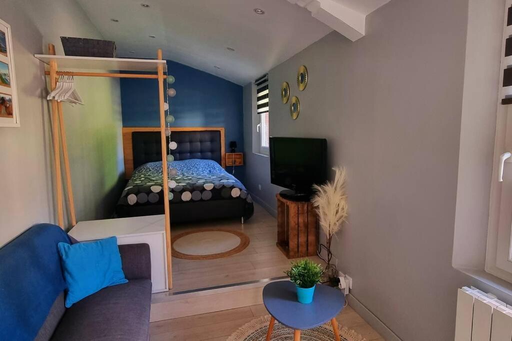 Studio Independant Avec Terrasse Vue Jardin Beauchamps  Luaran gambar